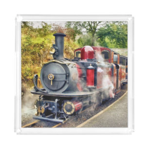 STEAM TRAIN ACRYLIC TRAY