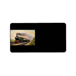 Steam Train Address Label