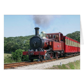 Steam train at Castletown Isle of Man Cards