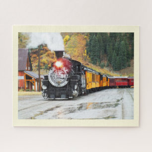 Steam train at Silverton Jigsaw Puzzle