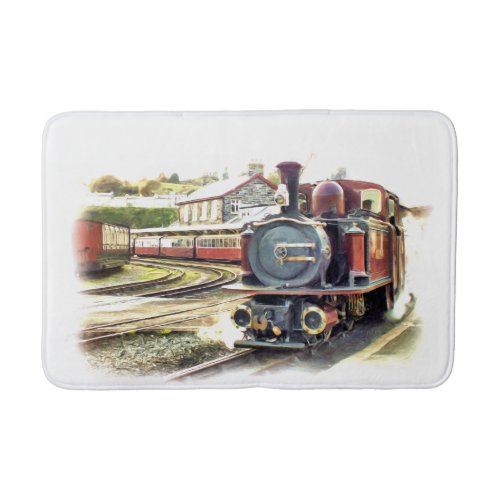 STEAM TRAIN BATH MAT