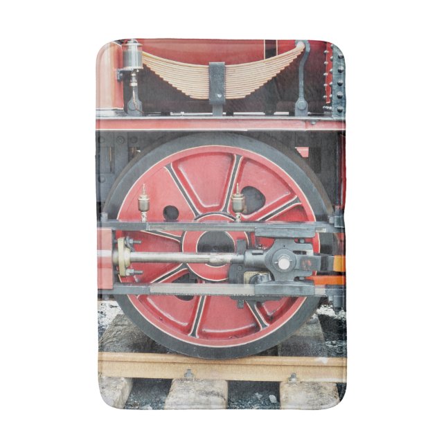 STEAM TRAIN BATHROOM MAT (Front Vertical)