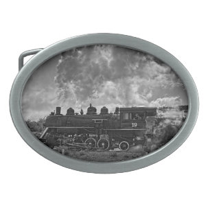 STEAM TRAIN BELT BUCKLE