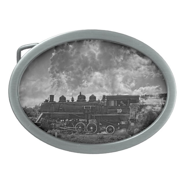 STEAM TRAIN BELT BUCKLE (Front)