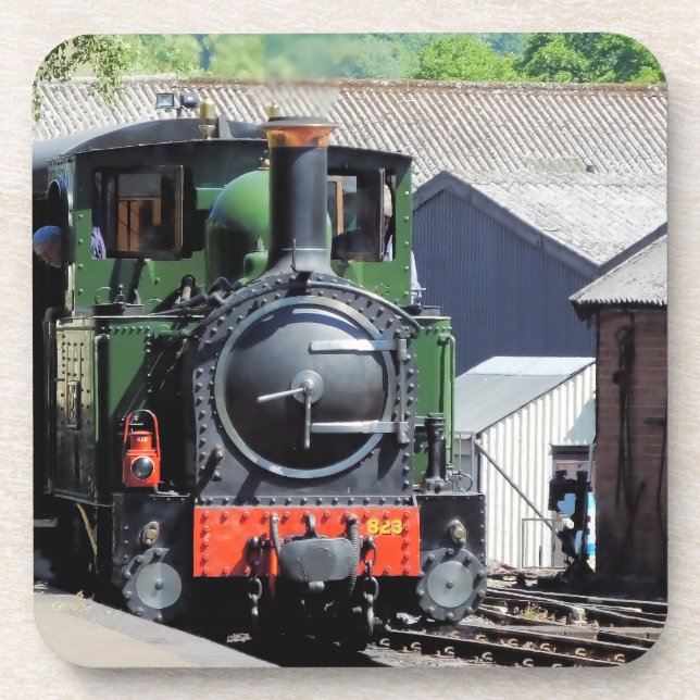 STEAM TRAIN   BEVERAGE COASTER (Front)