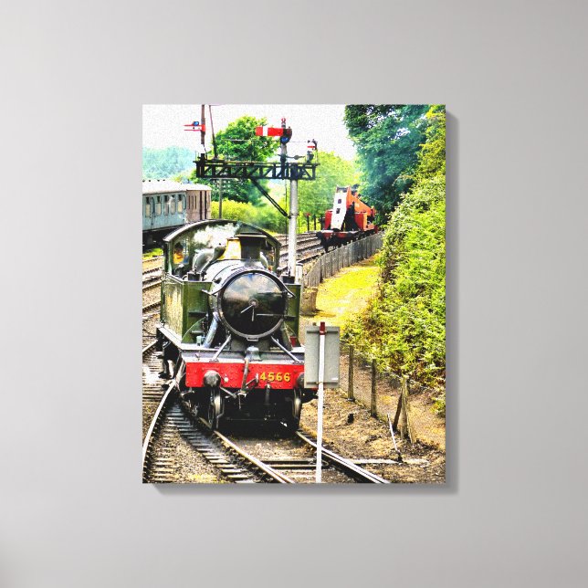 STEAM TRAIN CANVAS PRINT (Front)