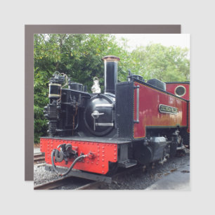 STEAM TRAIN  CAR MAGNET