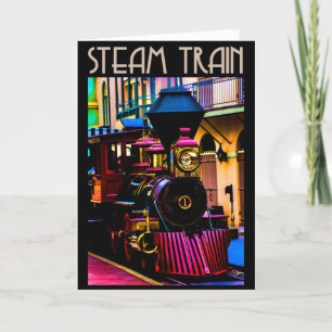 Steam Train Card