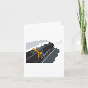 Steam Train Card