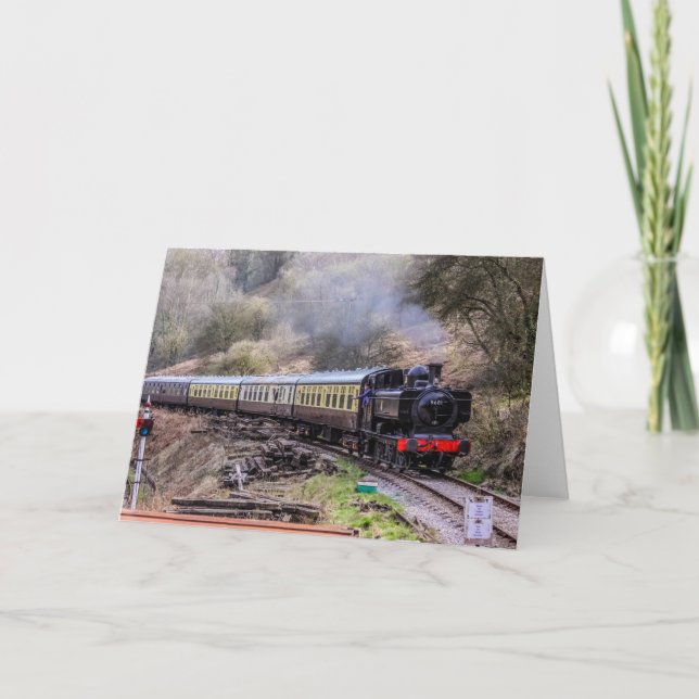 Steam Train Card (Front)