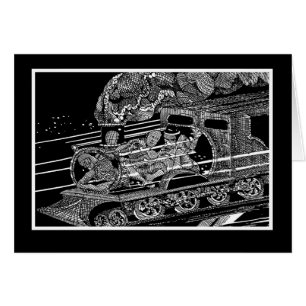 STEAM TRAIN CARDS