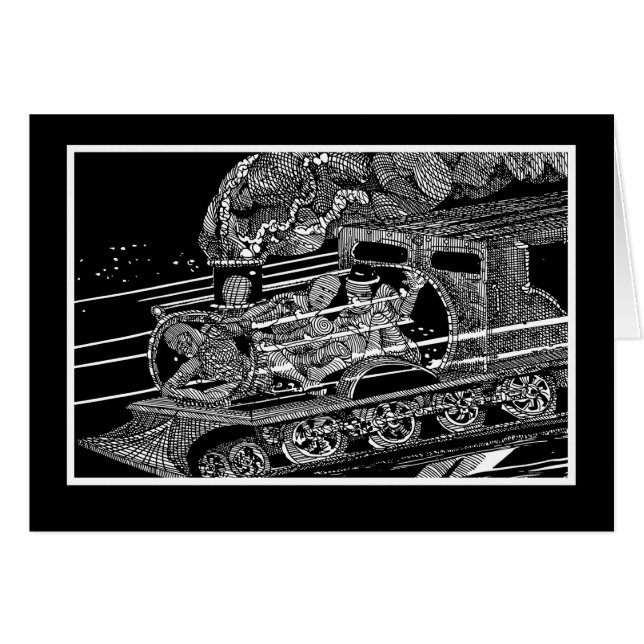 STEAM TRAIN CARDS (Front Horizontal)