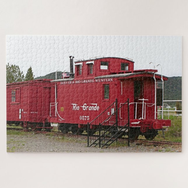 Steam train carriage accommodation, Arizona Jigsaw Puzzle (Horizontal)