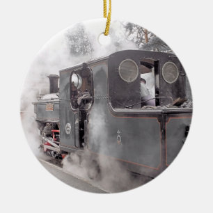 STEAM TRAIN CERAMIC ORNAMENT
