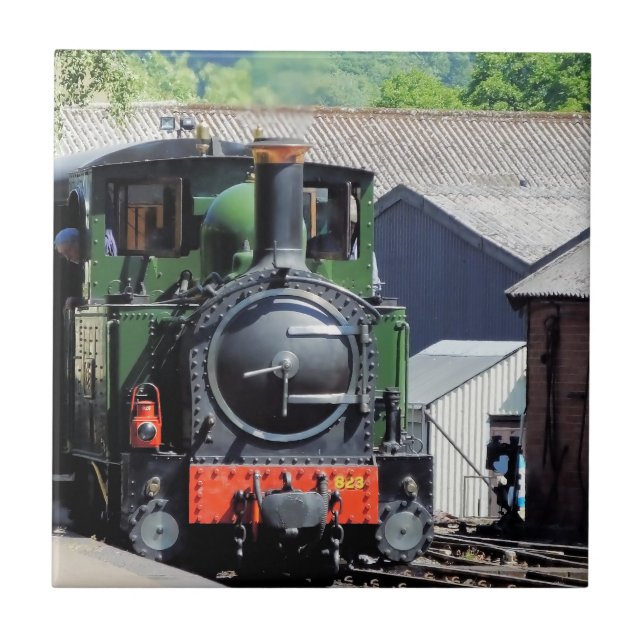 STEAM TRAIN   CERAMIC TILE (Front)