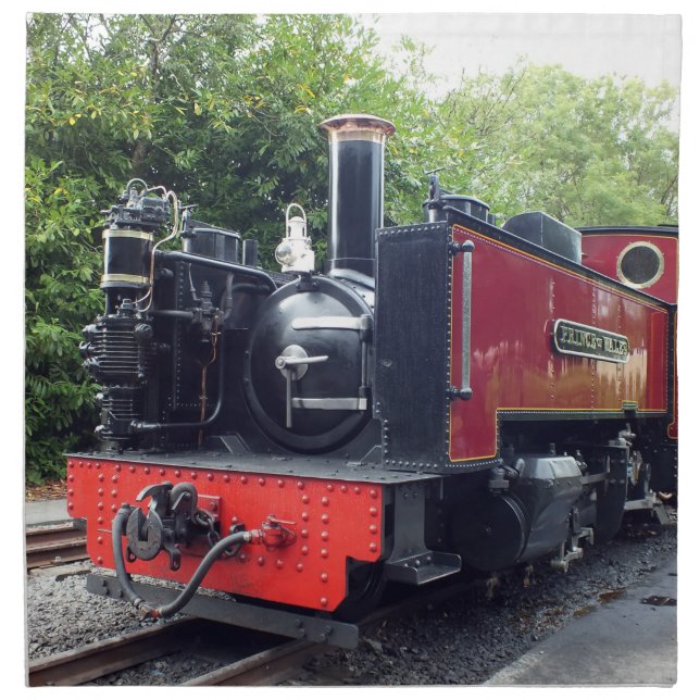 STEAM TRAIN   CLOTH NAPKIN (Front)