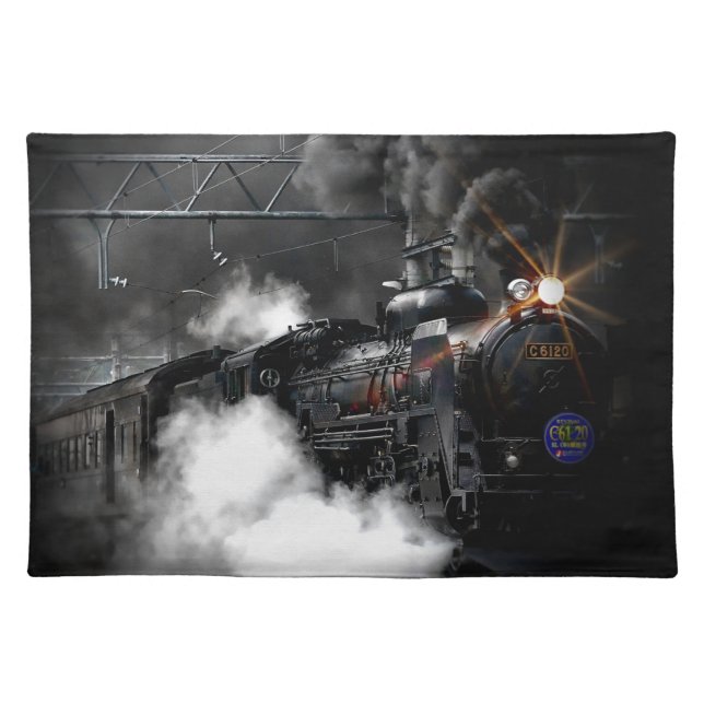 Steam Train Cloth Placemat (Front)