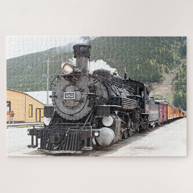 Steam train, Colorado, USA Jigsaw Puzzle (Horizontal)