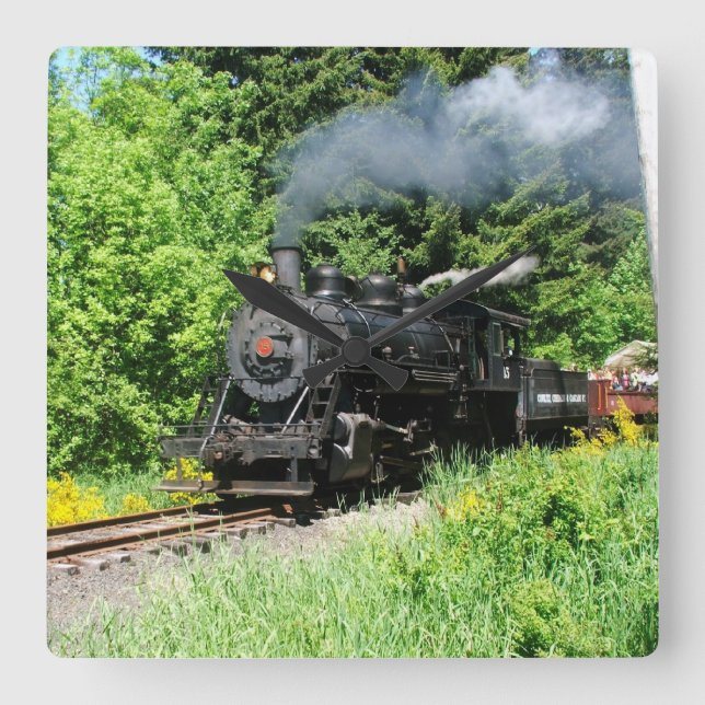 Steam Train Custom Clock (Front)