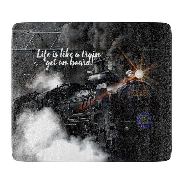 Steam Train Cutting Board (Front)