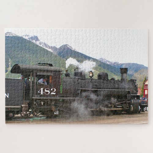 Steam train engine Colorado USA 2 Jigsaw Puzzle