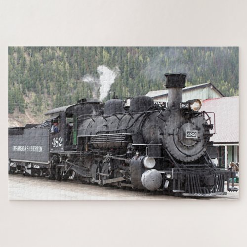 Steam train engine Colorado USA Jigsaw Puzzle
