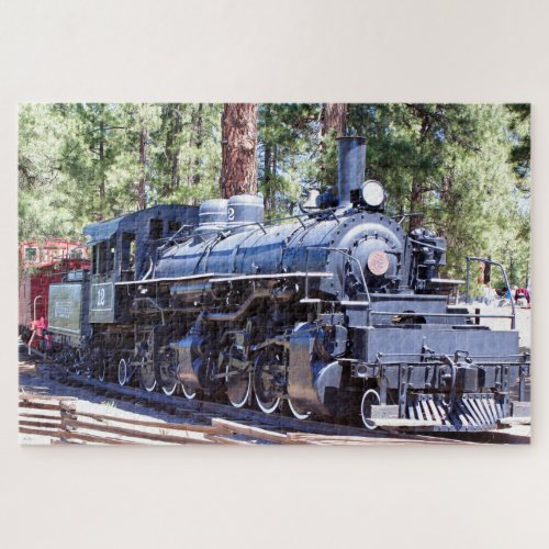 Steam train engine Flagstaff ArizonaUSA 2 Jigsaw Puzzle