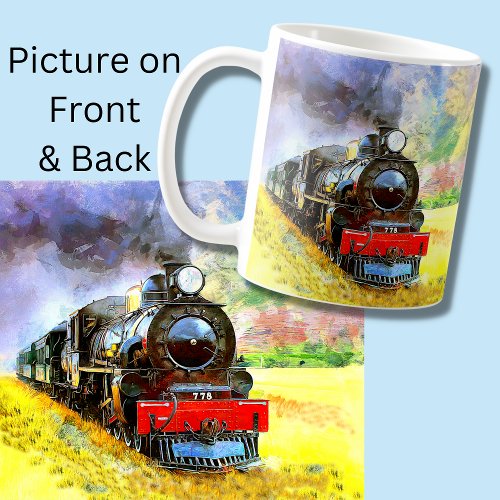 Steam Train Engine Locomotive 778   Coffee Mug
