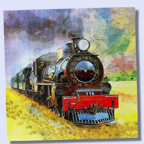 Steam Train Engine Locomotive 778  Jigsaw Puzzle