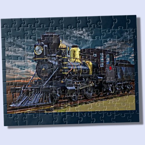 Steam Train Engine Locomotive Railroad Railway  Ji Jigsaw Puzzle