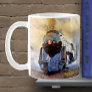 Steam Train Engine N&W 611 Locomotive in Steam Coffee Mug