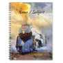 Steam Train Engine N&W 611 Locomotive in Steam Notebook