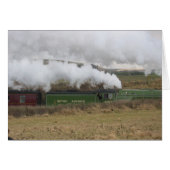 Steam Train England Card (Front Horizontal)