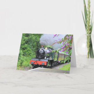 Steam Train Greetings Card