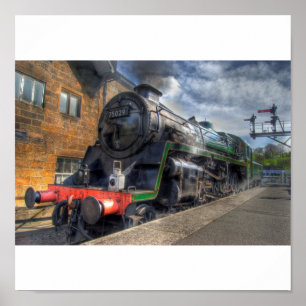 Steam Train HDR Poster
