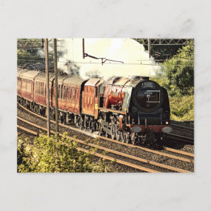 Steam Train in the Countryside (5503) Postcard