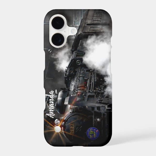 Steam Train Iphone Case (Back)