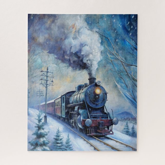 Steam Train Jigsaw Puzzle (Vertical)