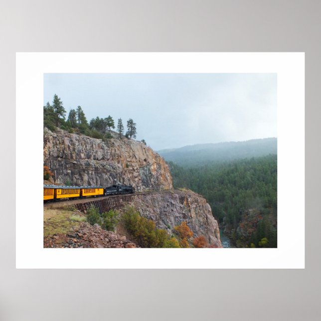 Steam train journey to Silverton Poster (Front)