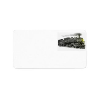 Steam Train Label