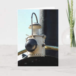STEAM TRAIN LAMP CARD