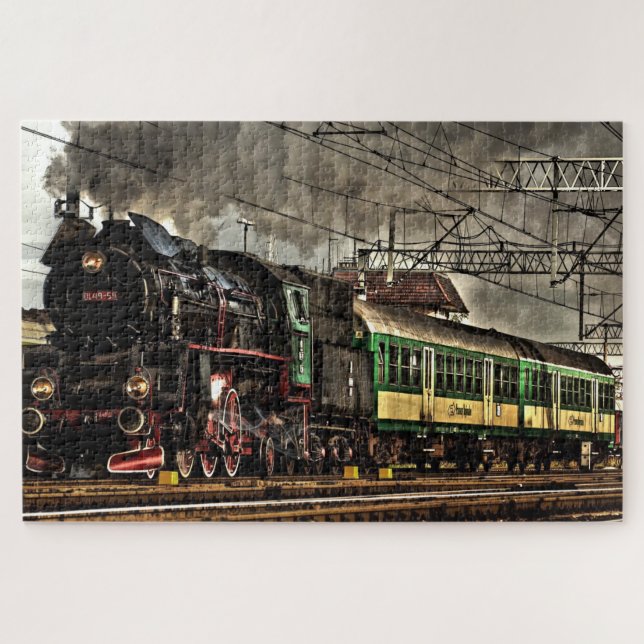 Steam Train Locomotive #03 Jigsaw Puzzle 1014 pc. (Horizontal)