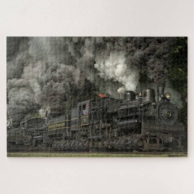 Steam Train Locomotive #05 Jigsaw Puzzle 1014 pc. (Horizontal)