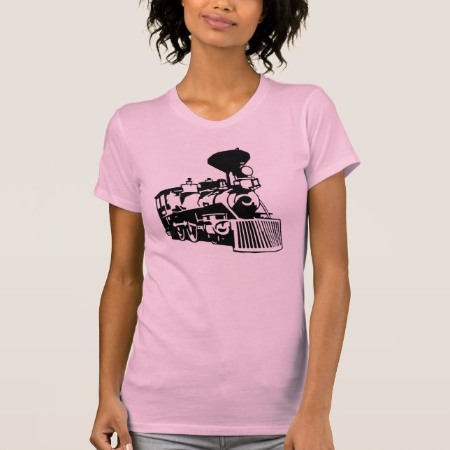 steam train locomotive T-Shirt (Front)