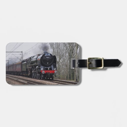 Steam Train Luggage Tag