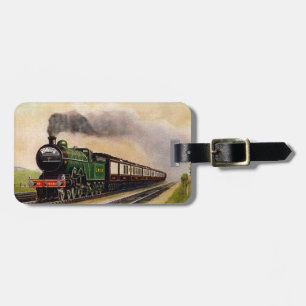 Steam Train Luggage Tag. Tag