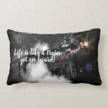 Steam Train Lumbar Pillow