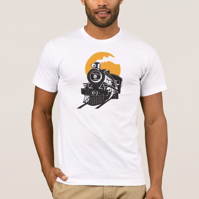 Steam Train Mens T-Shirt (Front)