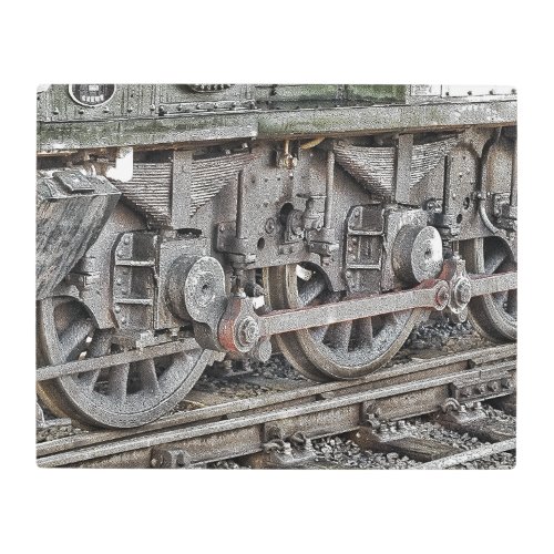 STEAM TRAIN  METAL PRINT