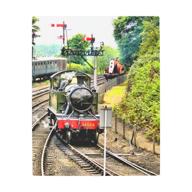 STEAM TRAIN METAL PRINT (Front)